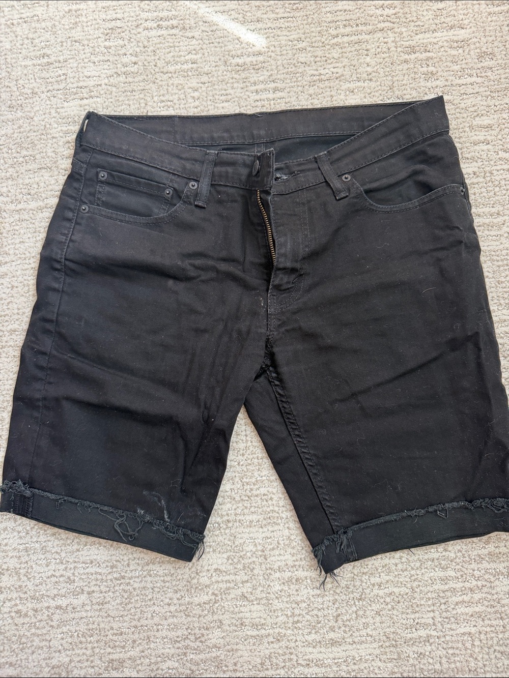 Levi's Black 511 Men's Denim Shorts - Picture 2 of 2